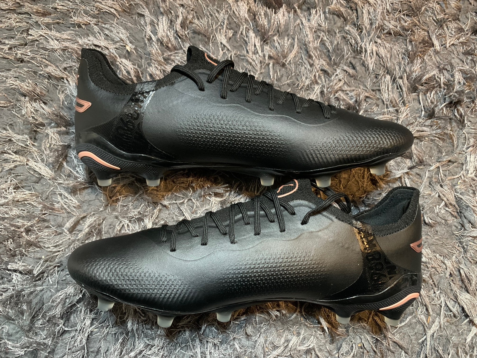 Puma Mens 7 KING ULTIMATE FG/AG Soccer Cleats Black/Copper Rose 107563-07 NEW