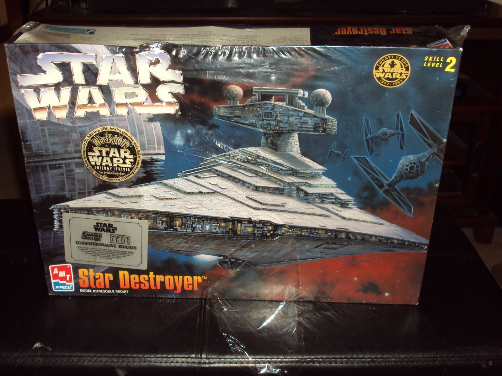 Vintage c1997 AMT  Star Wars Star Destroyer Commemorative Edition - Factory Seal