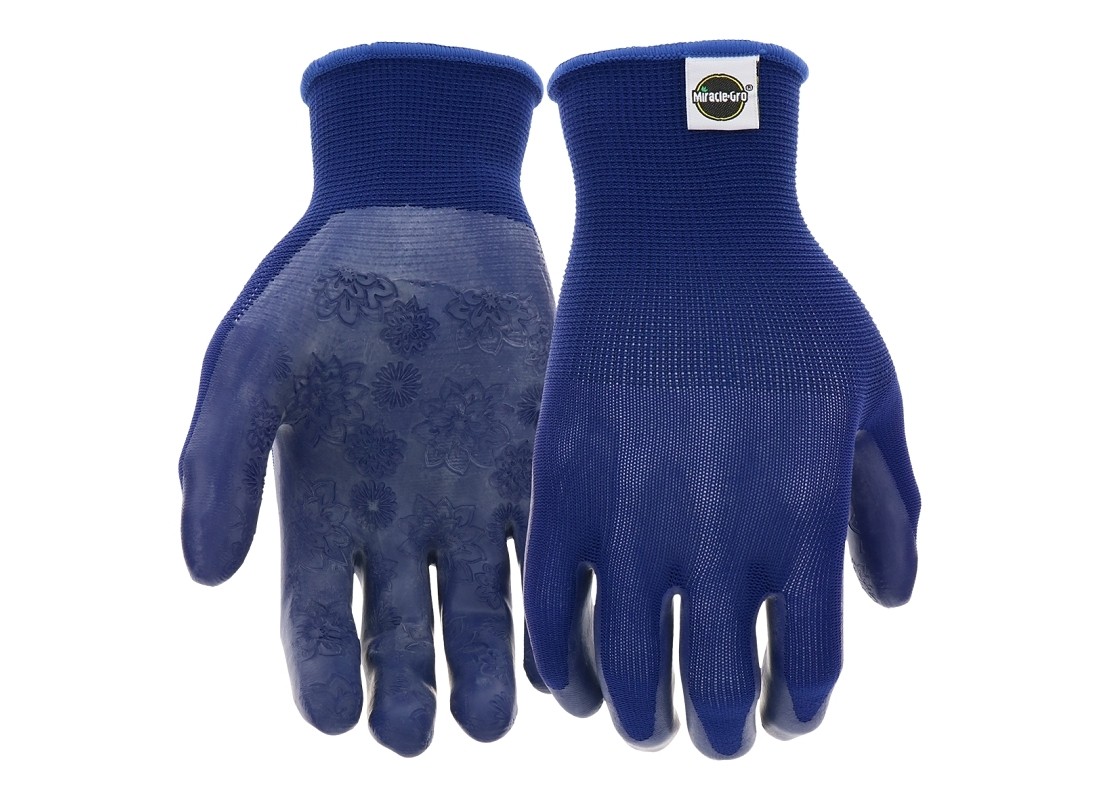 Miracle-Gro MG30608/WML Gloves, Women's, M/L, 3-1/2 in L, Knit Wrist, Seamless C