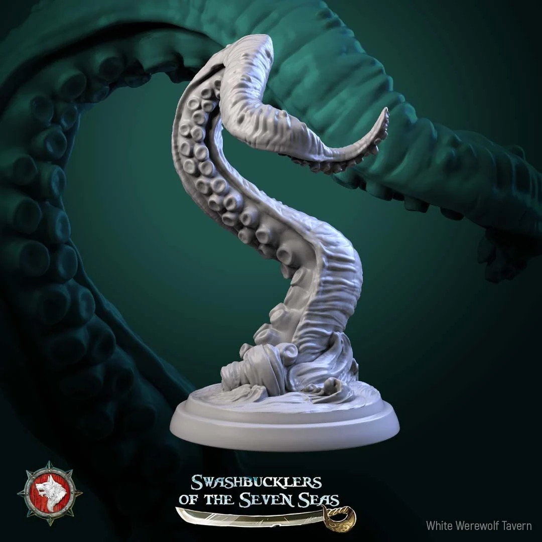 Kraken Tentacles - Resin Tabletop Miniature