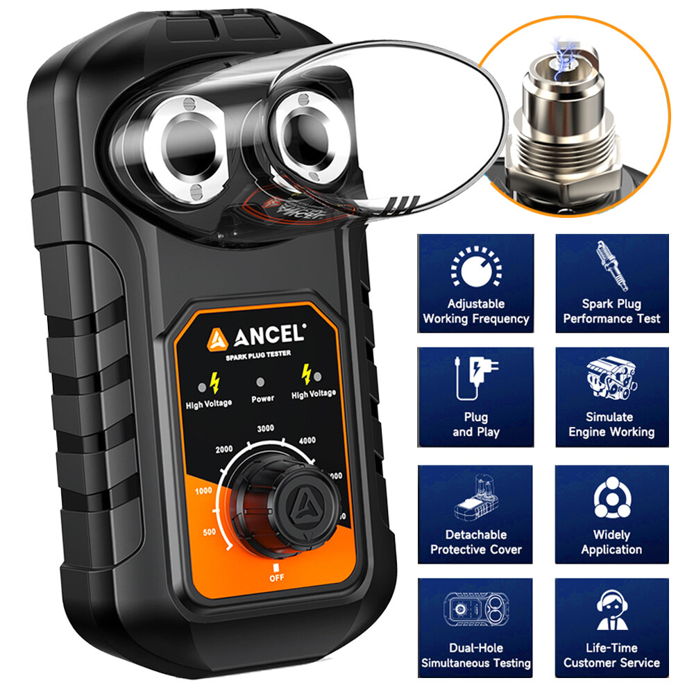 ANCEL SP21 12V Car Spark Plug Tester Automotive Diagnostic Ignition Coil Tester