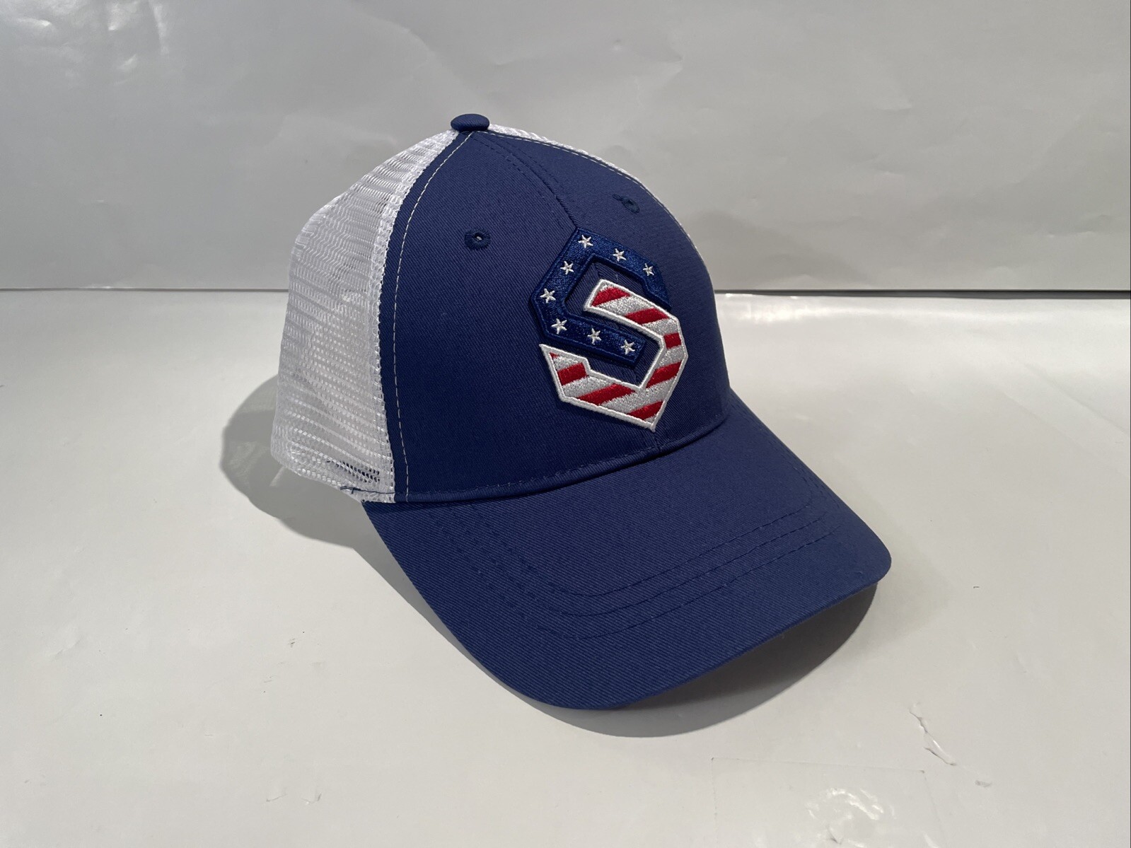 ScentLok White and Blue Stars and Stripes Baseball Hat Hunting Adjustable New