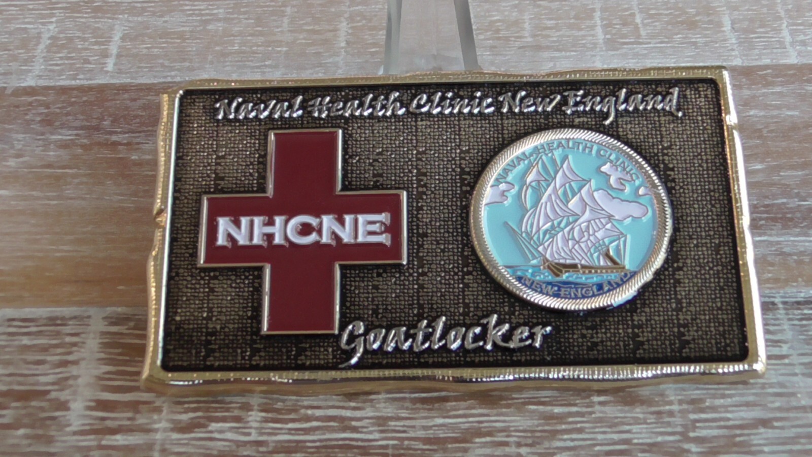 USN NHCNE Naval Health Clinic New England CPO Challenge Coin #168Y