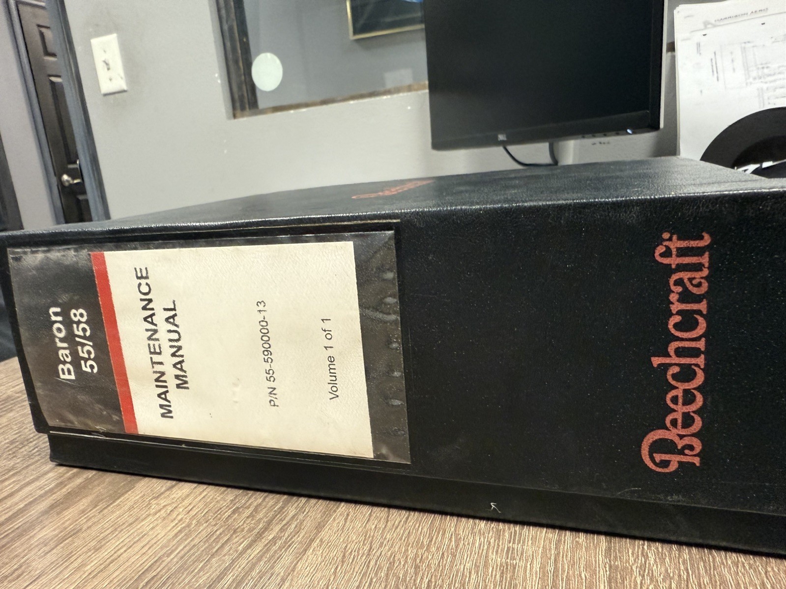 beechcraft baron 55/58 mainteance manual