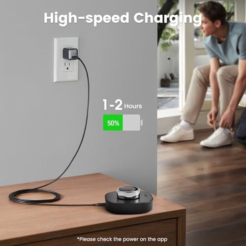 Compatible with Aura Ring Gen 3 Charger, Fast Charging Dock with USB-C Size 8