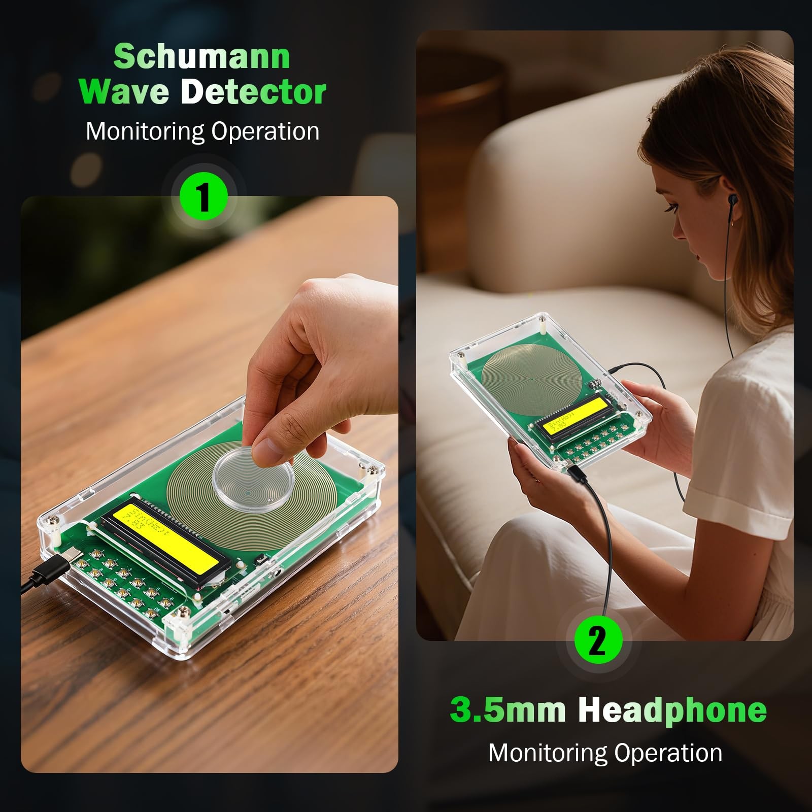 0.01Hz-200kHz Adjustable Frequency Generator for Healing Schumann Sine Waves ...