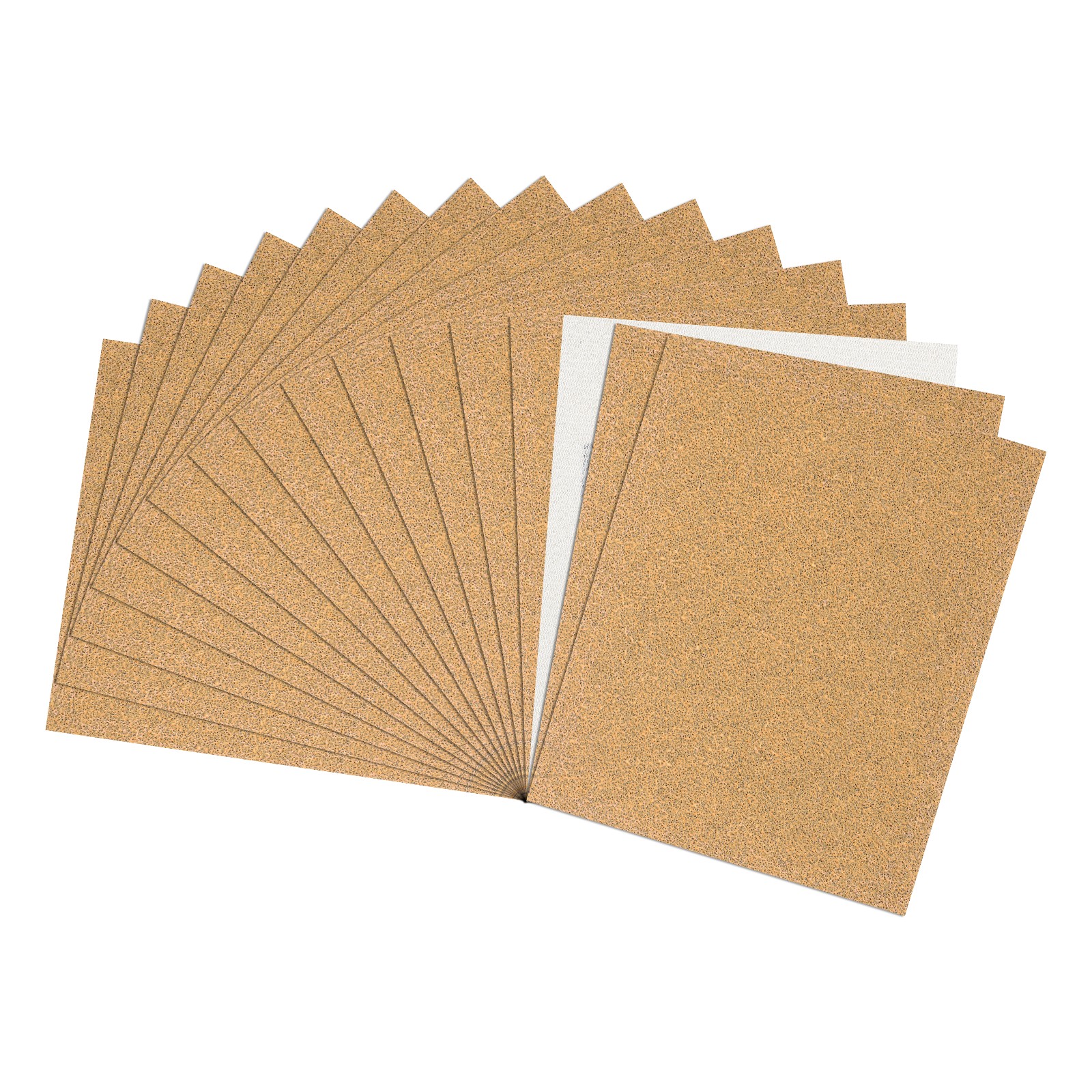 Sandpapers (4.5" x 5.5"/114mm x 140mm) 16 Sheet, 40 Grit, Aluminum Oxide