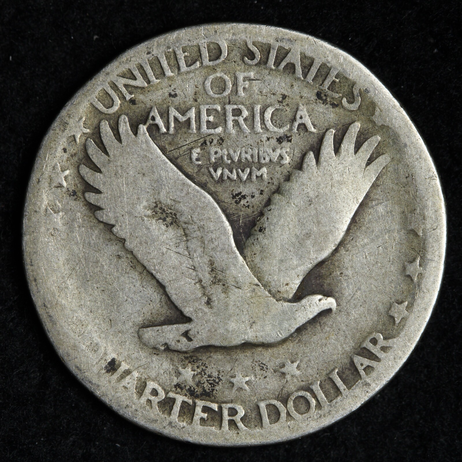 1925 Standing Liberty Silver Quarter E286 QM