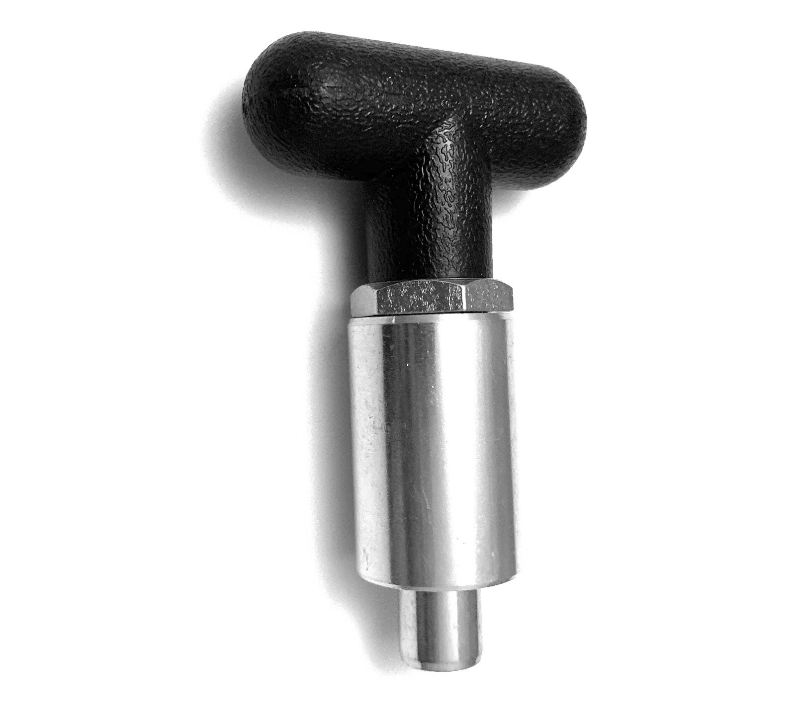 T Handle Spring Loaded Steel Body Pull Pop Pin 3/8" Locking Straight H