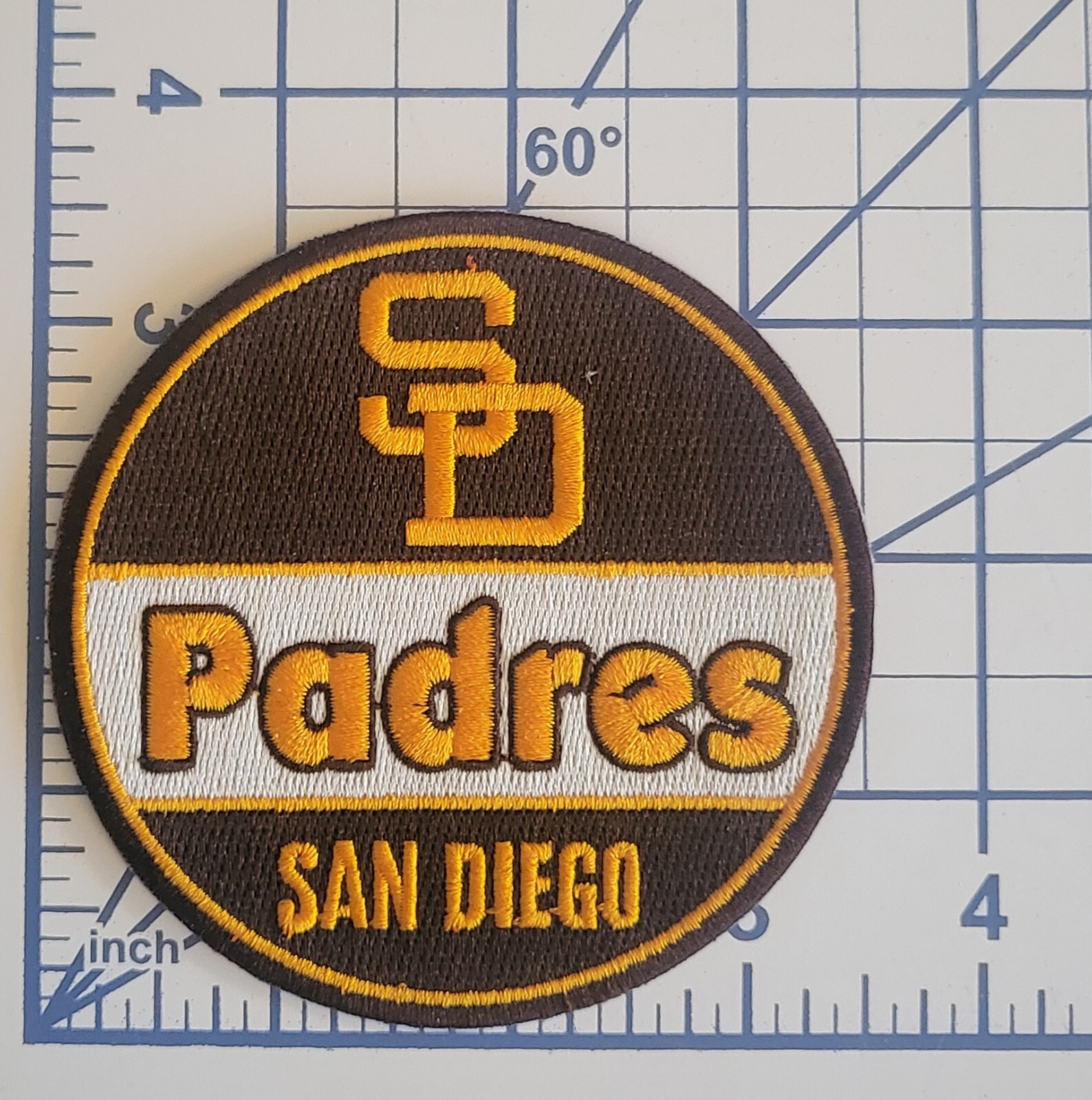 San Diego Padres Retro 3.5" Iron /Sew On Embroidered Patch ~ Free Tracking!