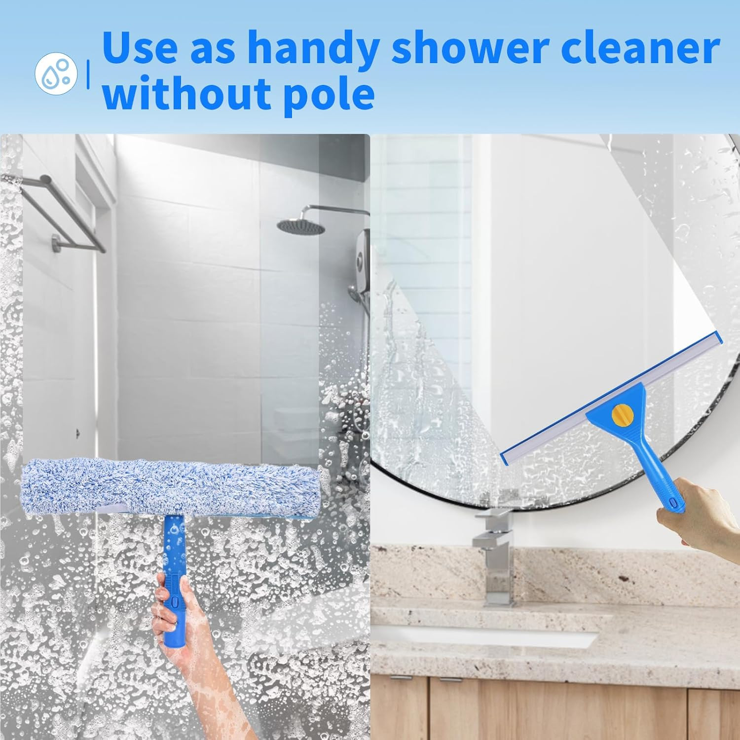 10Ft Window Cleaning Kit Cleaner Tool, Window Washing Equipment with Extensio...