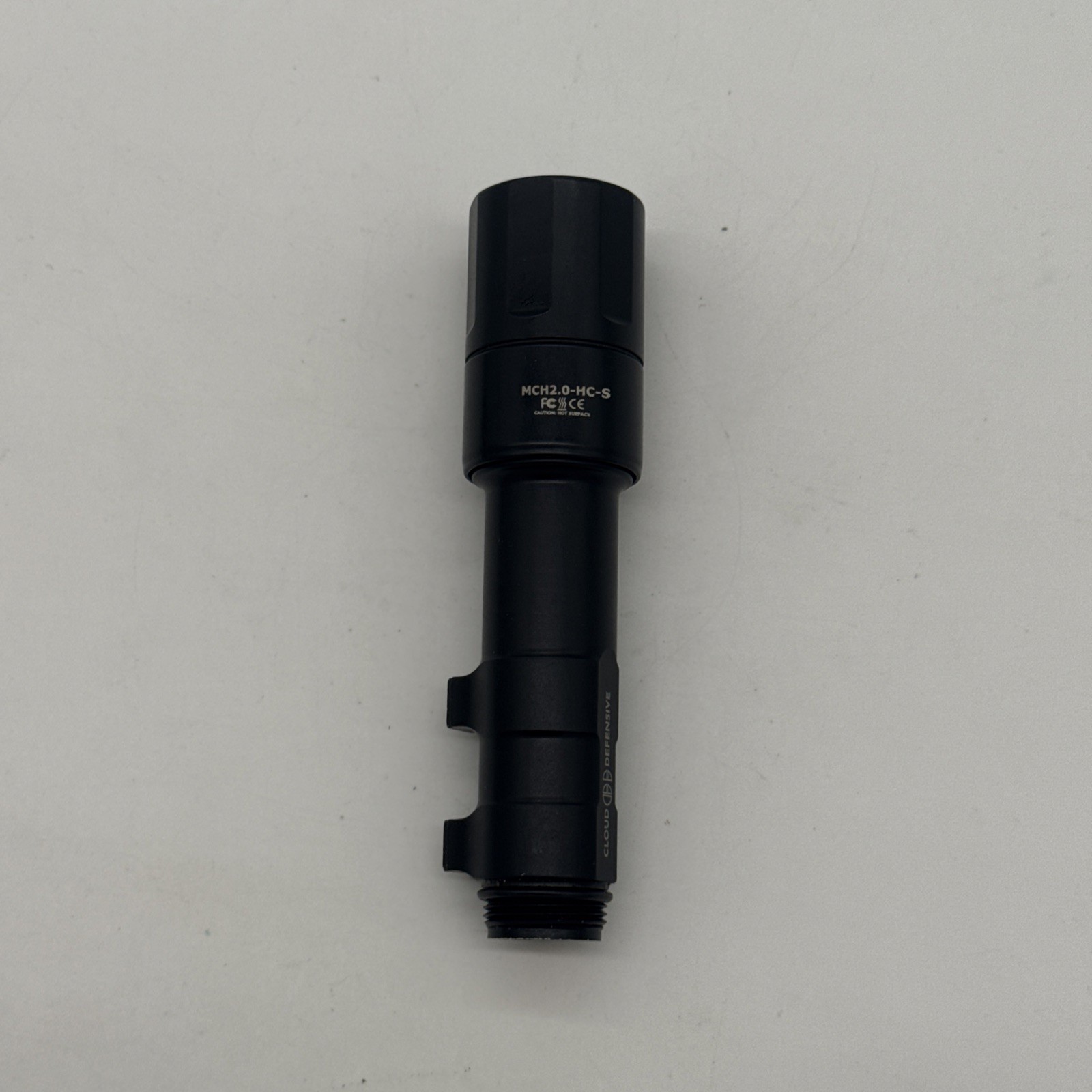 Cloud Defensive MCH High Candela Flashlight Single Output 1100 Lumen Black