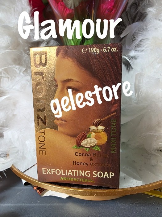 Bronze Stone exfoliating soap cocoa butter & honey extracts x 1 💯 AUTHENTIC!!