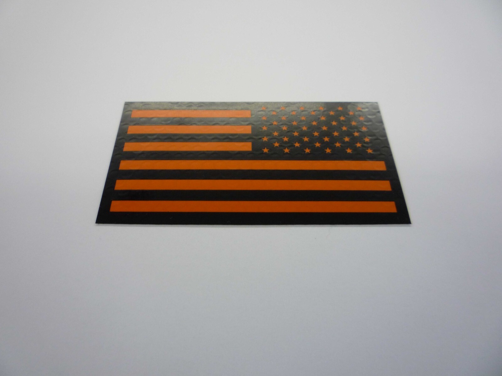 REVERSE USA Orange on IR Magic Black 3.5"X2" SOLAS STICKER DECAL