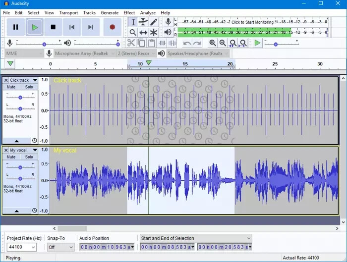 Audacity 2025 Software Professional Audio Music Editing Recording ~ Windows OS
