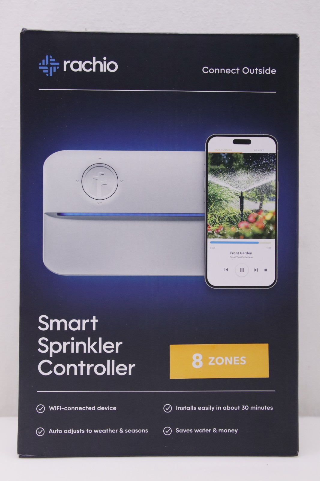 Rachio 3 Smart Sprinkler Controller 8-Zone Wi-Fi Alexa White Brand New In Box