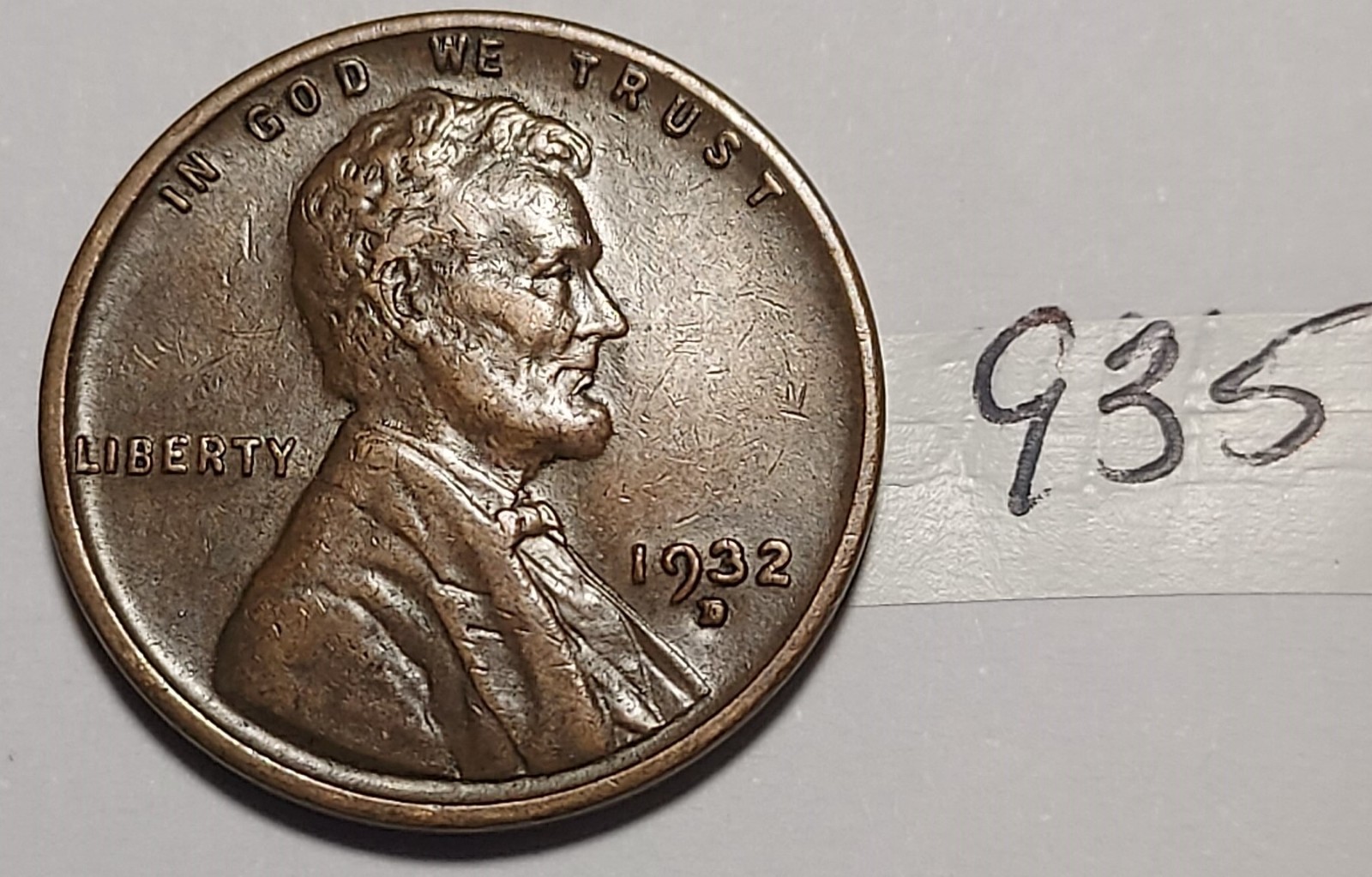1932-D Lincoln Wheat Cent XF # 935