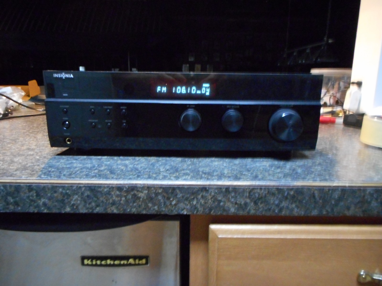Insignia NS-R2001 AM/FM Stereo Receiver Amplifier Audio Component System