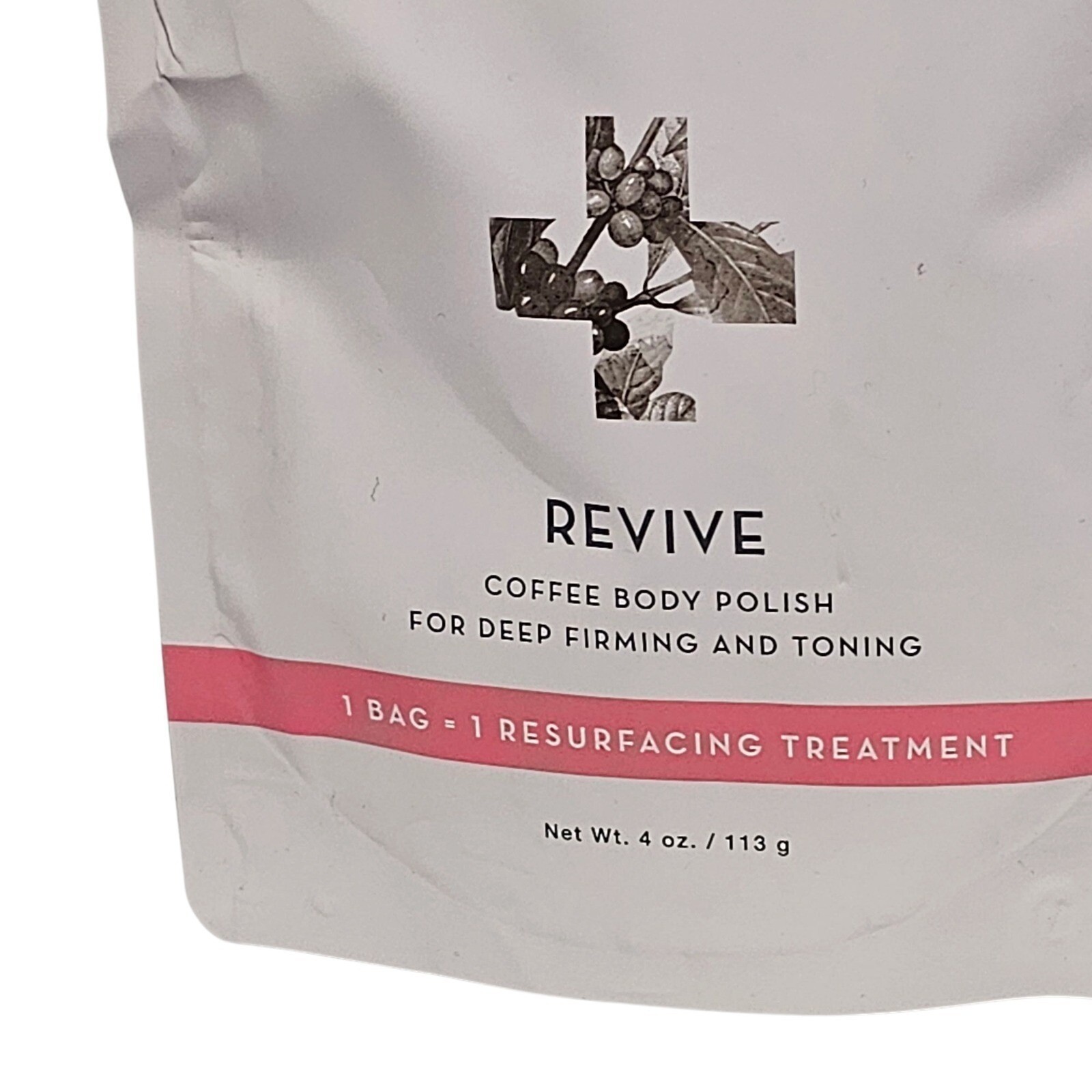 Pursoma Revive Coffee Body Polish Deep Firming Toning Resurfacing Treatment 4 oz