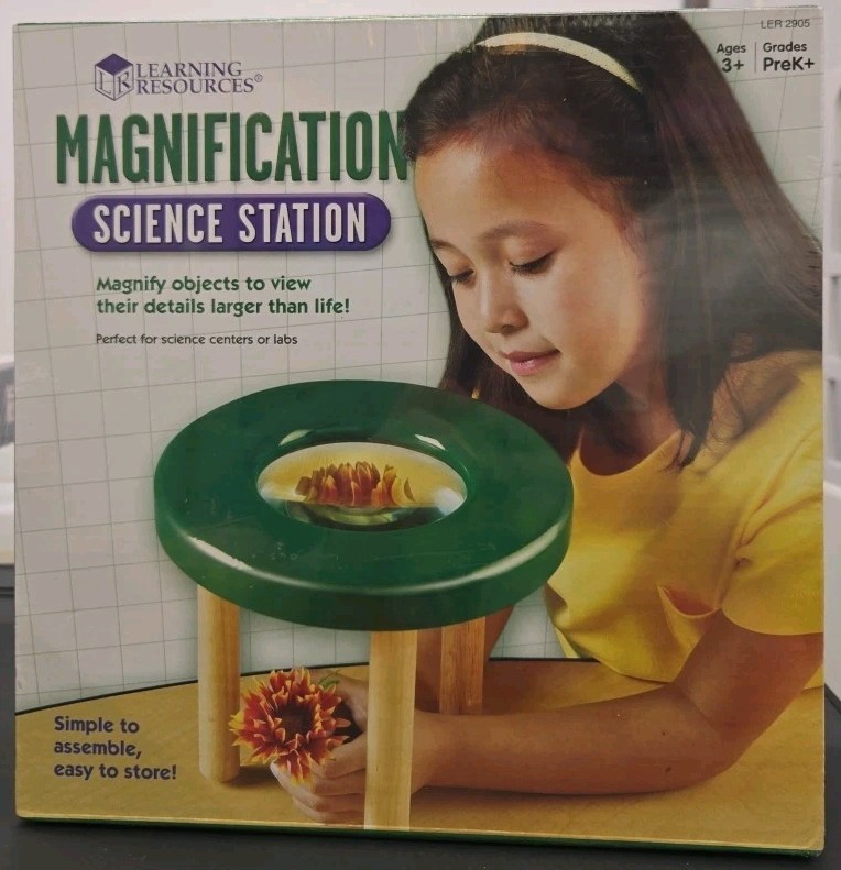 Learning Resources Magnification Science Station Educational Focus Preschool NEW