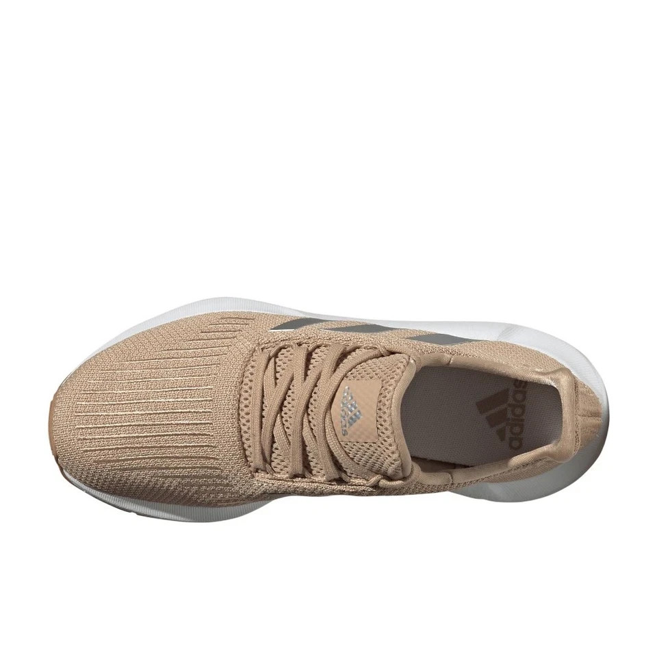 adidas Swift Run Lace Up Womens Brown Sneakers Casual Shoes JR6896 New
