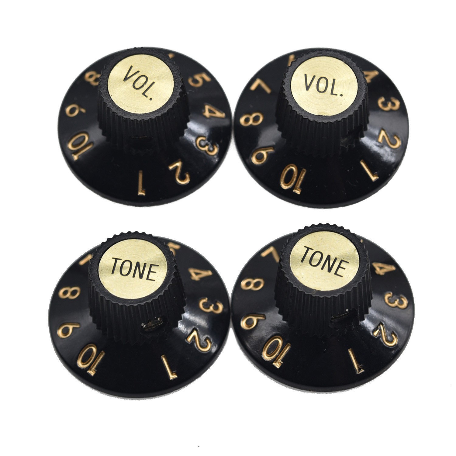 2* Volume/Tone Witch Hat Knobs Guitar Knob for 72 Tele Custom/Vintage Jazzmaster