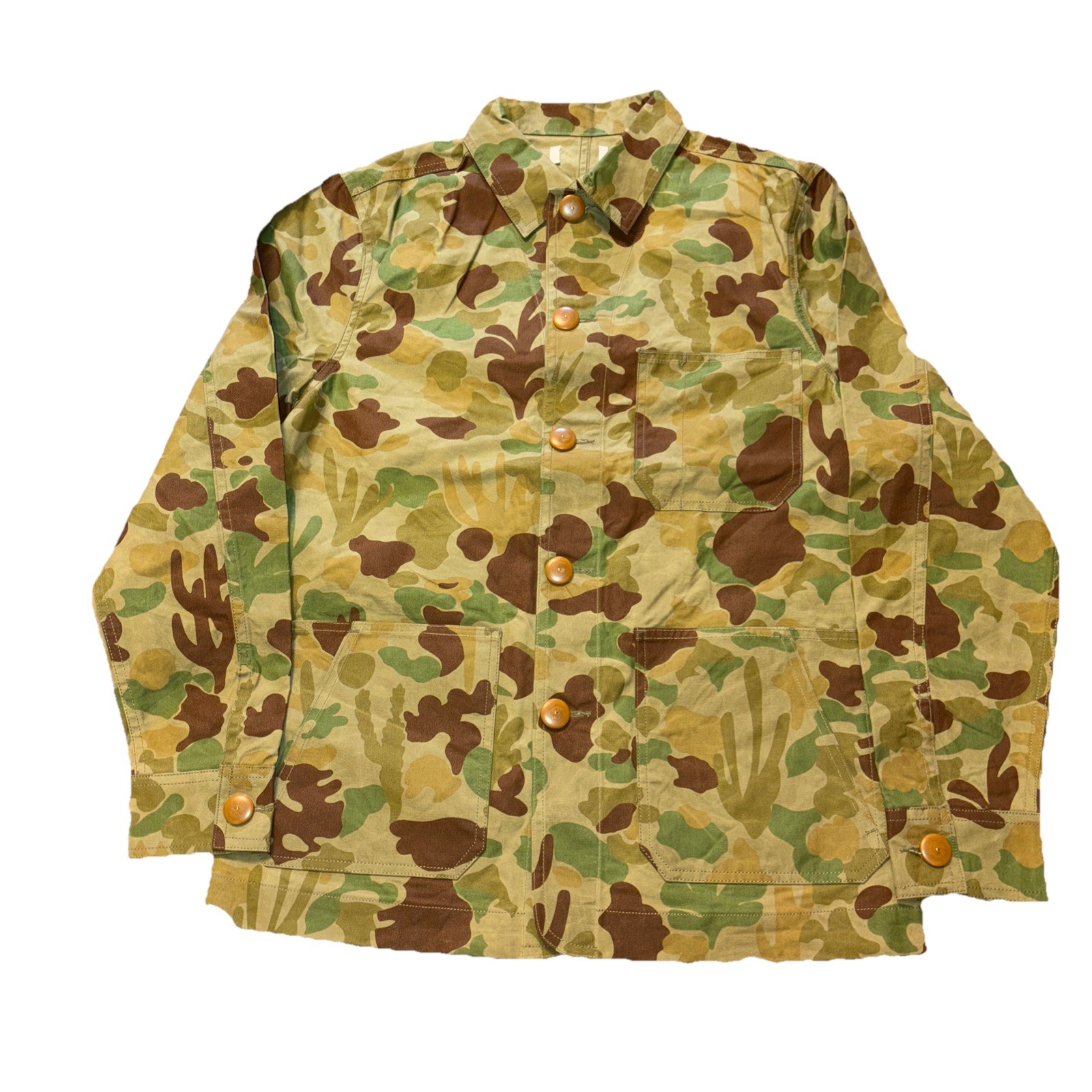 Taylor Stitch Ojai Jacket Mens 36 Dry Wax Arid Camo Sold Out Tag Removed NWOT