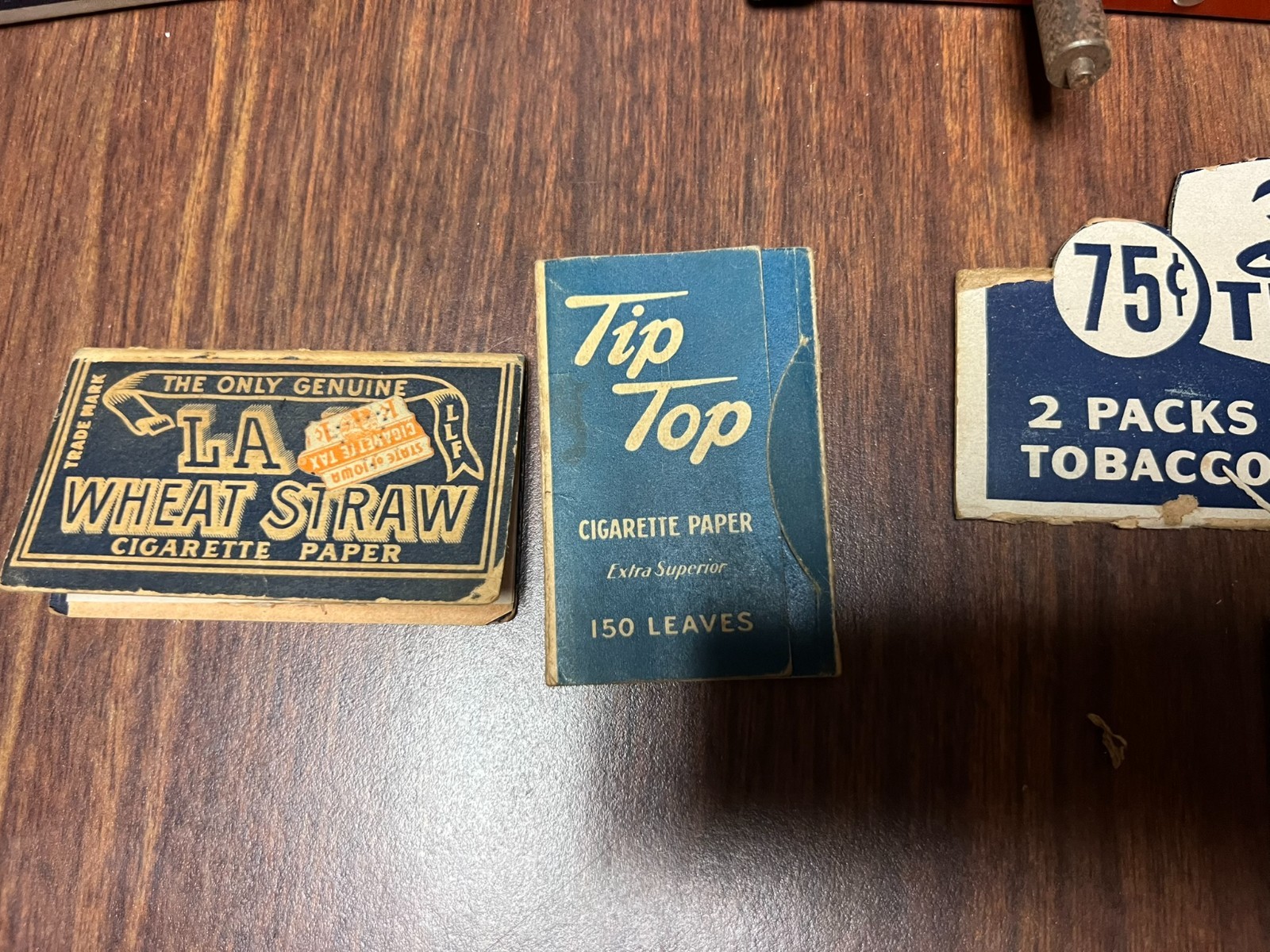 Vintage Bugler Thrift Kit Cigarette Rolling Machine+2 partial cig papers
