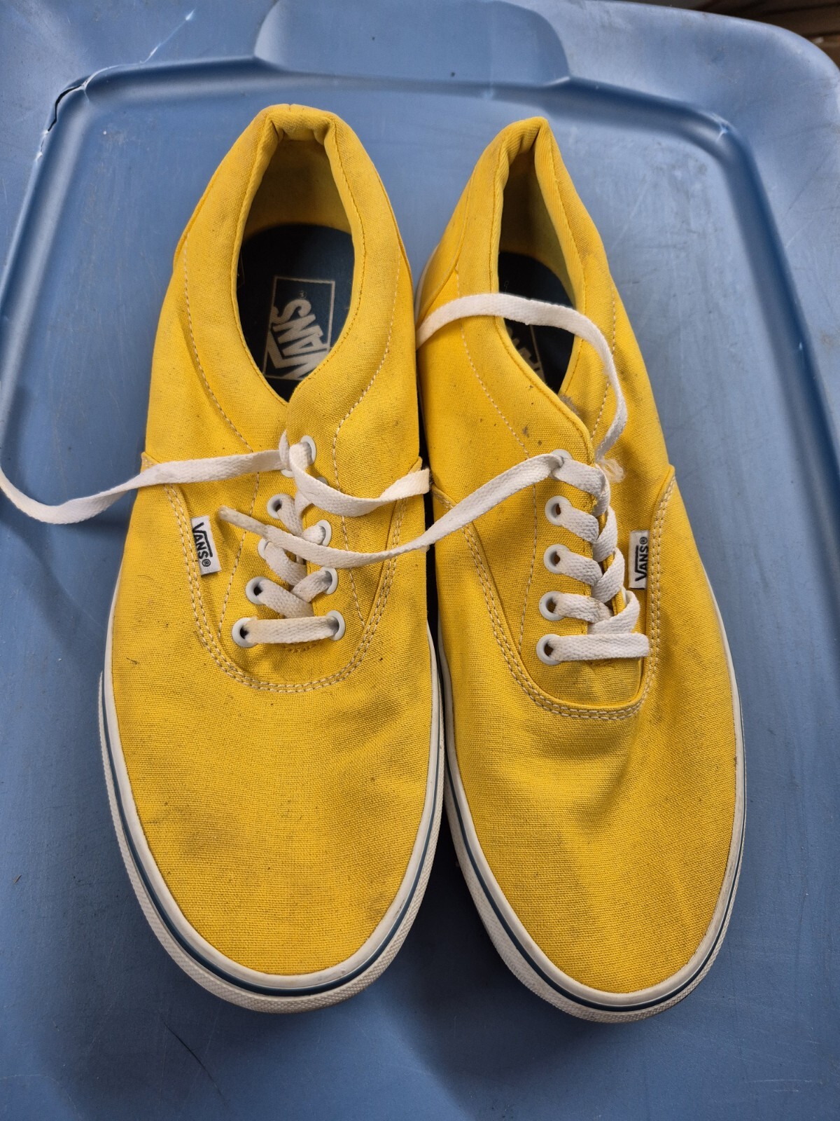 Vans Mens Size 11.5 Yellow