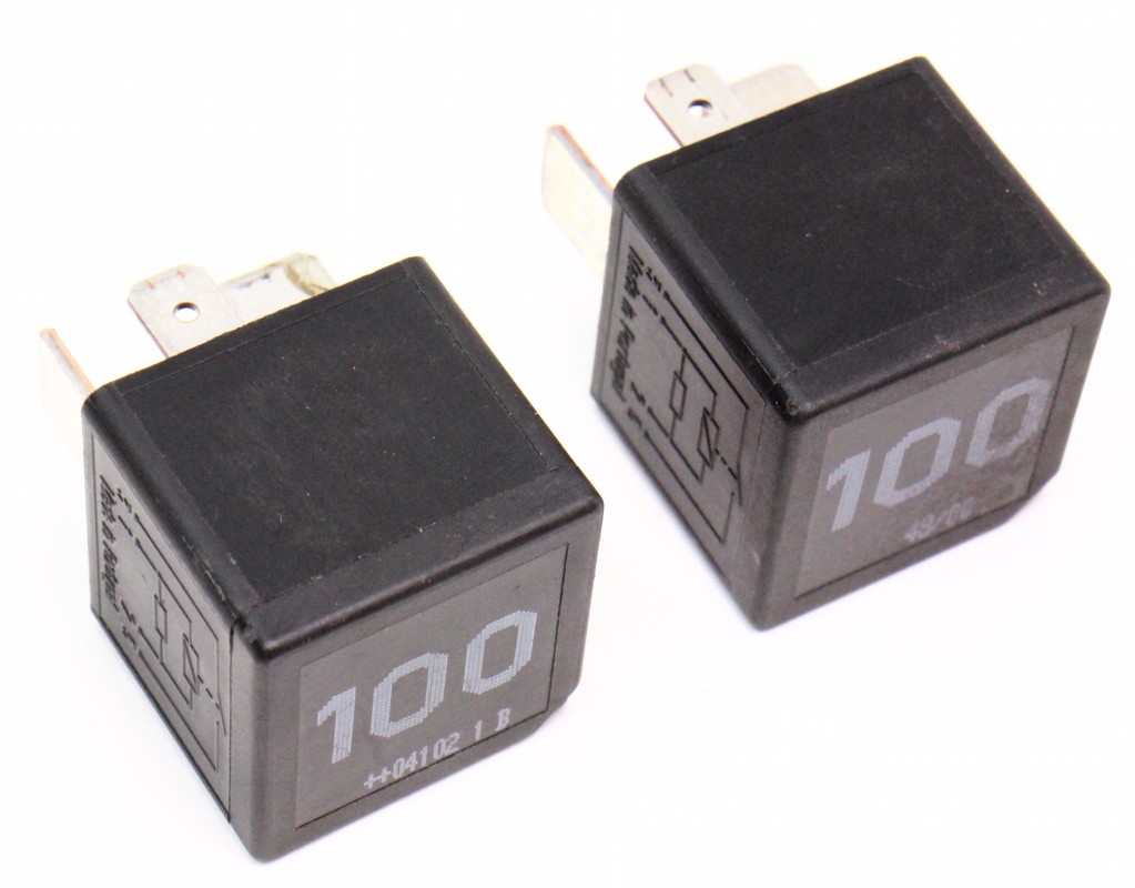 2x Relay # 100 VW Audi Jetta Rabbit Golf Cabrio Passat Eurovan / 7M0 951 253 A