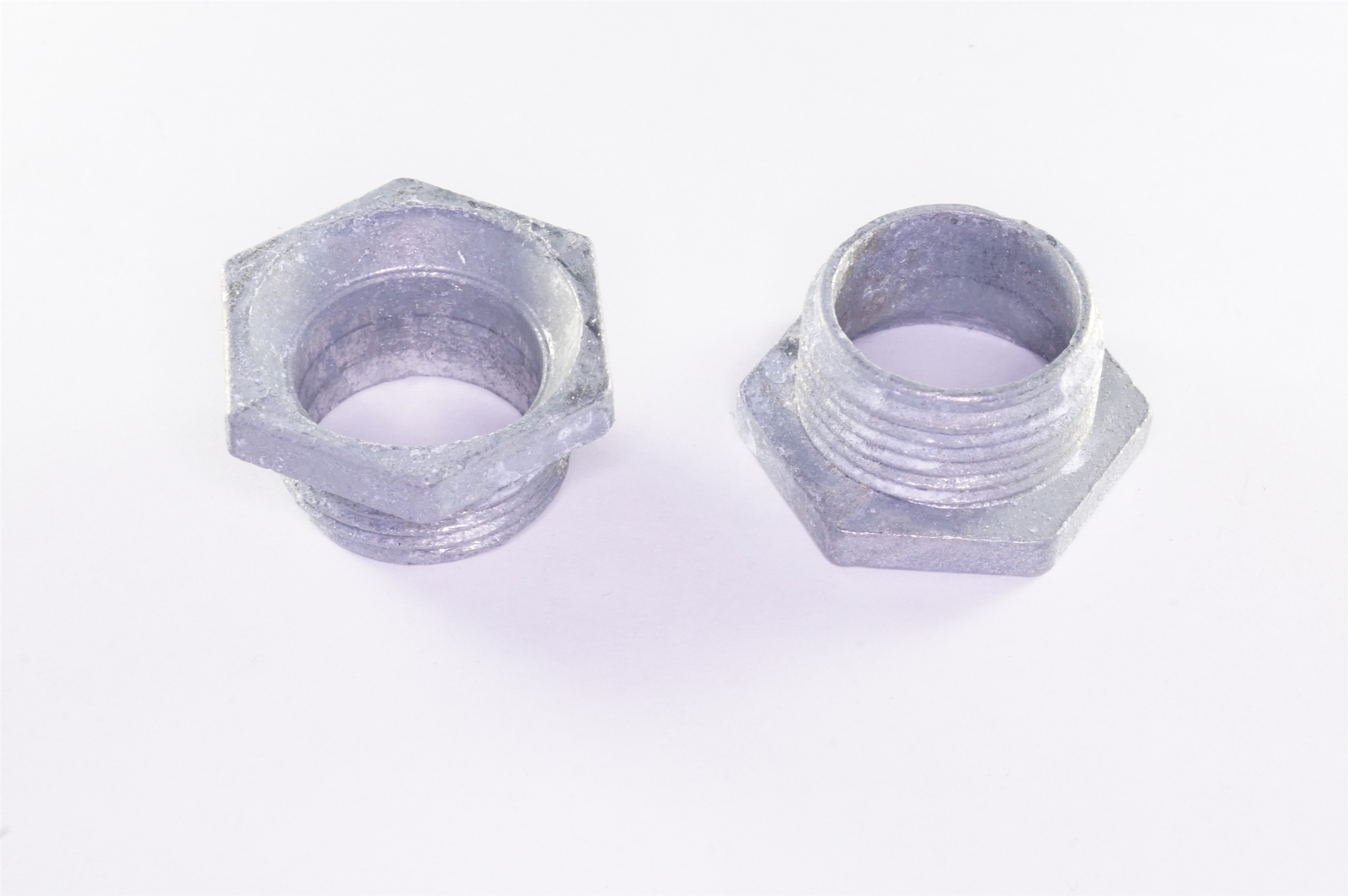 Lot of 2 752 Topaz 3/4" Conduit Chase Nipple Die Cast Zinc NOS