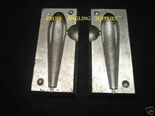 SEA FISHING BEACH GRIP LEAD WEIGHT MOULD TFT 5oz