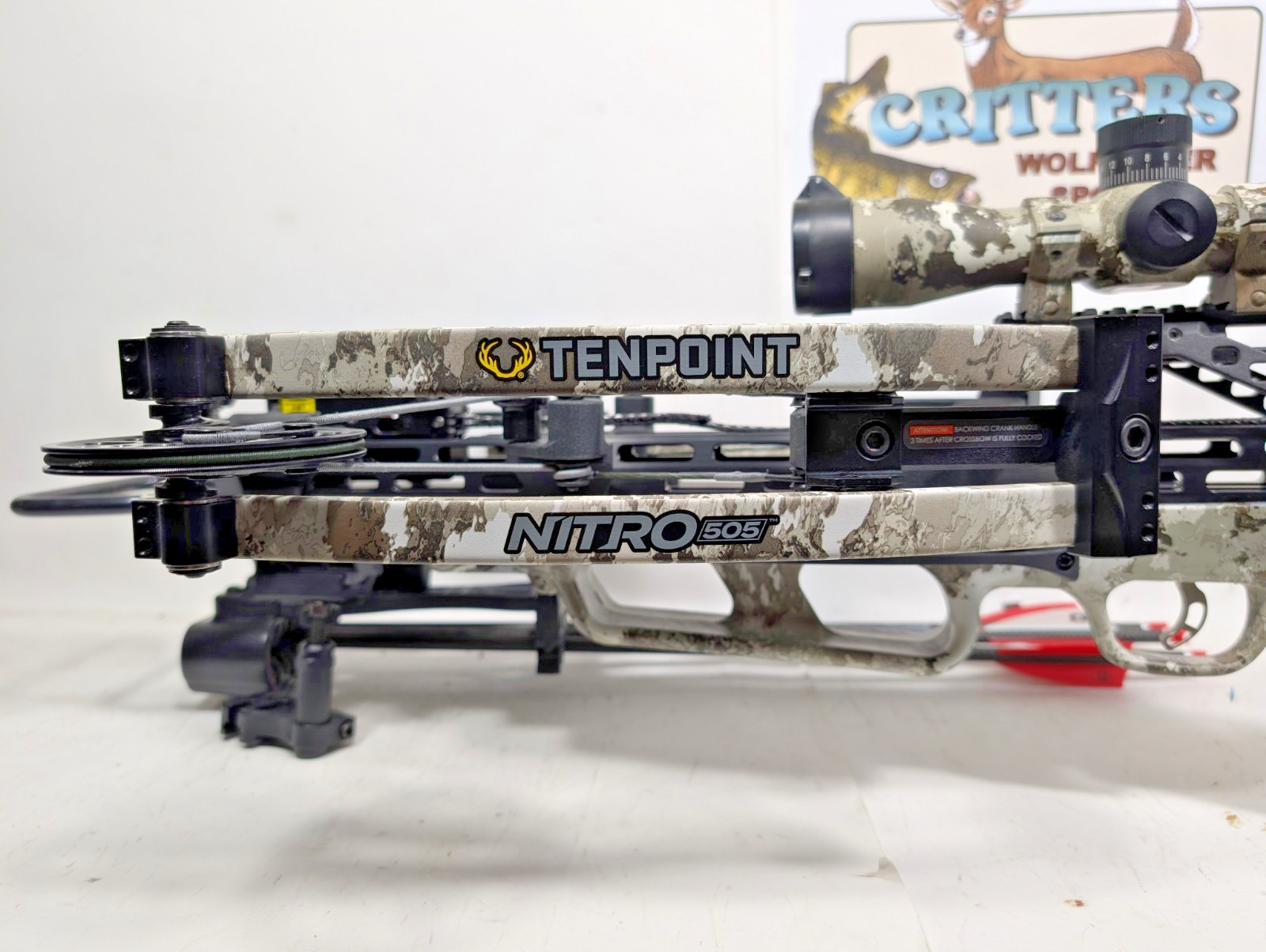 TenPoint Nitro 505 Crossbow Pkg with Acu-Slide Cocking and De-Cocking Technology