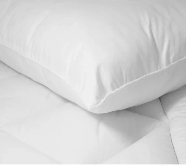 (2 pack) Mainstays Comfort Complete Bed Pillow, Standard/Queen
