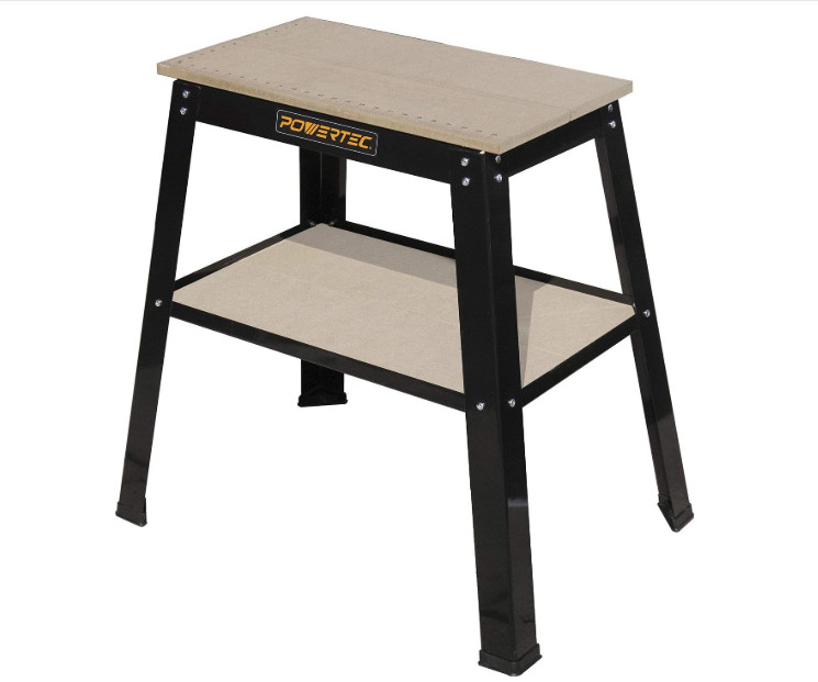 POWERTEC Power Tool Stand MDF Split Top 20"x25" 32" Height UT1002