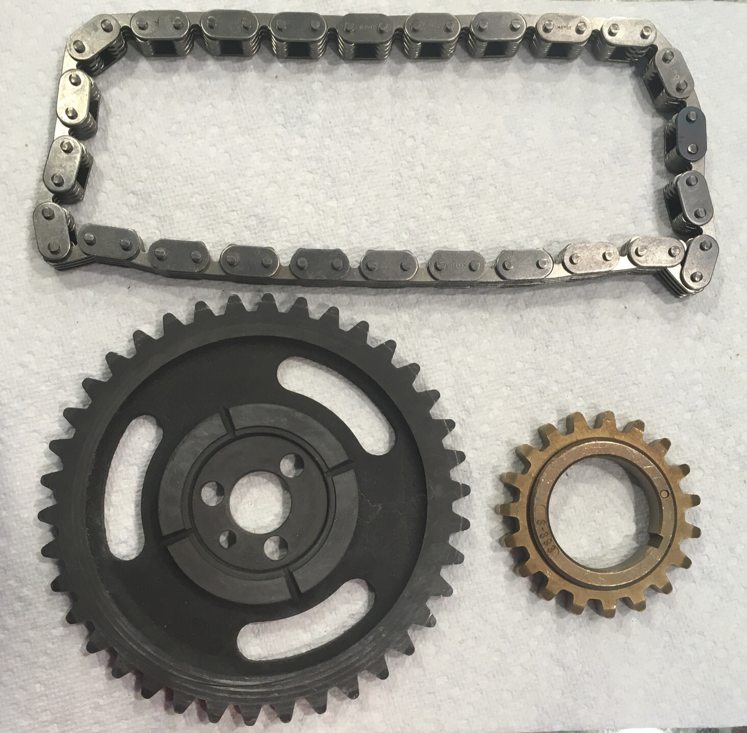 NOS Melling OEM Part # 3-507S Stock Replacement 3 Piece Chain Gears Set
