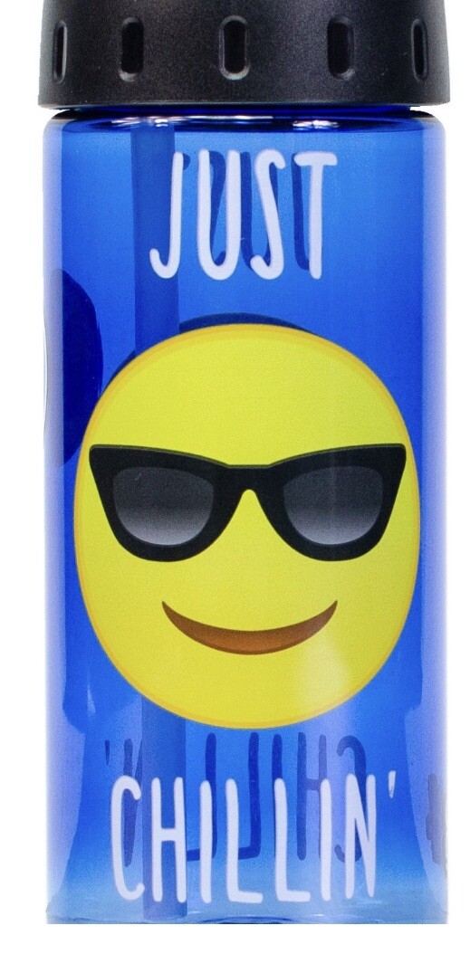 Cool Gear BPA free 16 oz Sippy Water Bottle W/straw Blue, Brand New!!