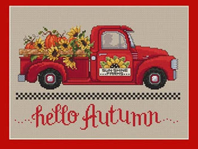 Hello Autumn by Sue Hillis cross stitch pattern