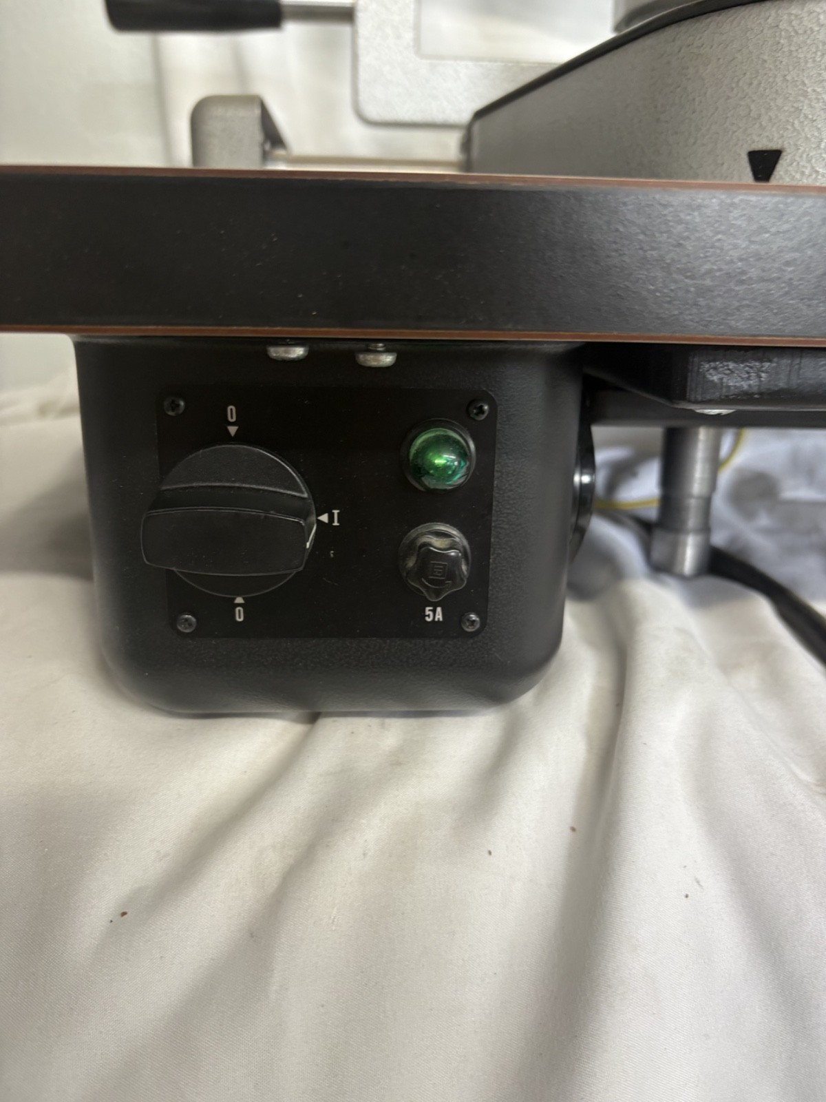 Complete Haag Streit Slit Lamp Power Supply, Base, & Chin Rest Tested Working!