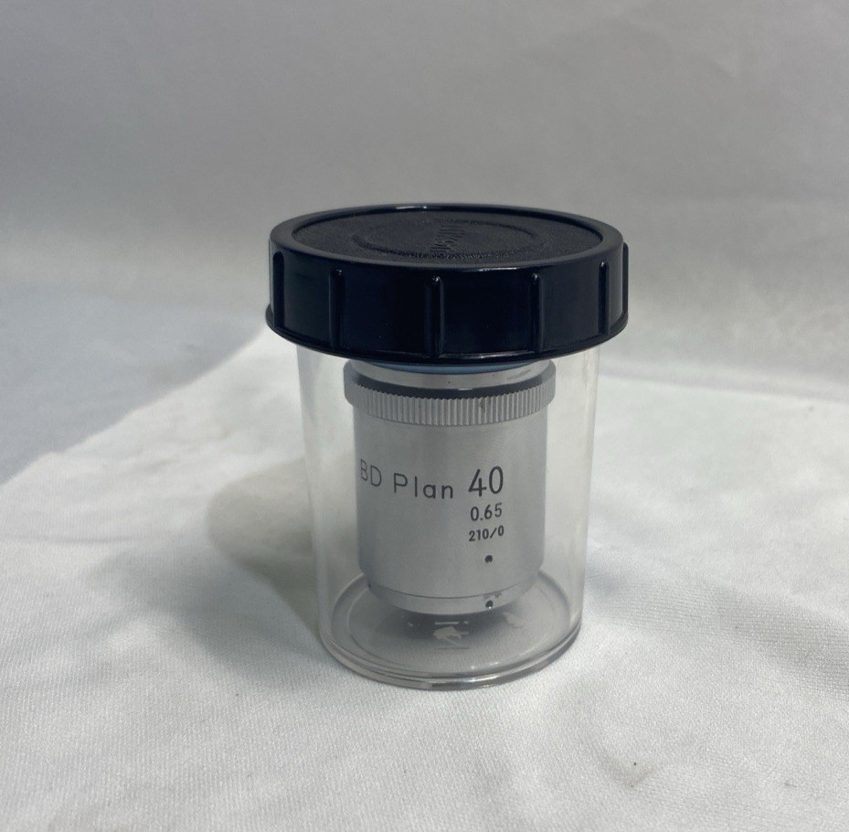 Nikon BD Plan 40X, 0.65, 210/0, Microscope Objective Lens  Great Condition!