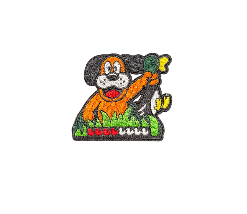 Video Game Duck Hunt 80s 90s Gamer Patch, Iron/Sew On, Iron On/Sew On