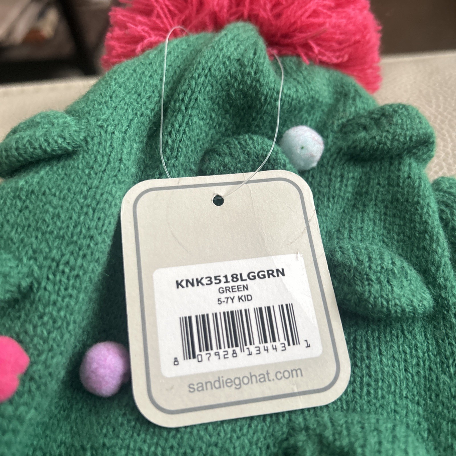 Sam Diego Hat Kids Xmas Beanie 5-7