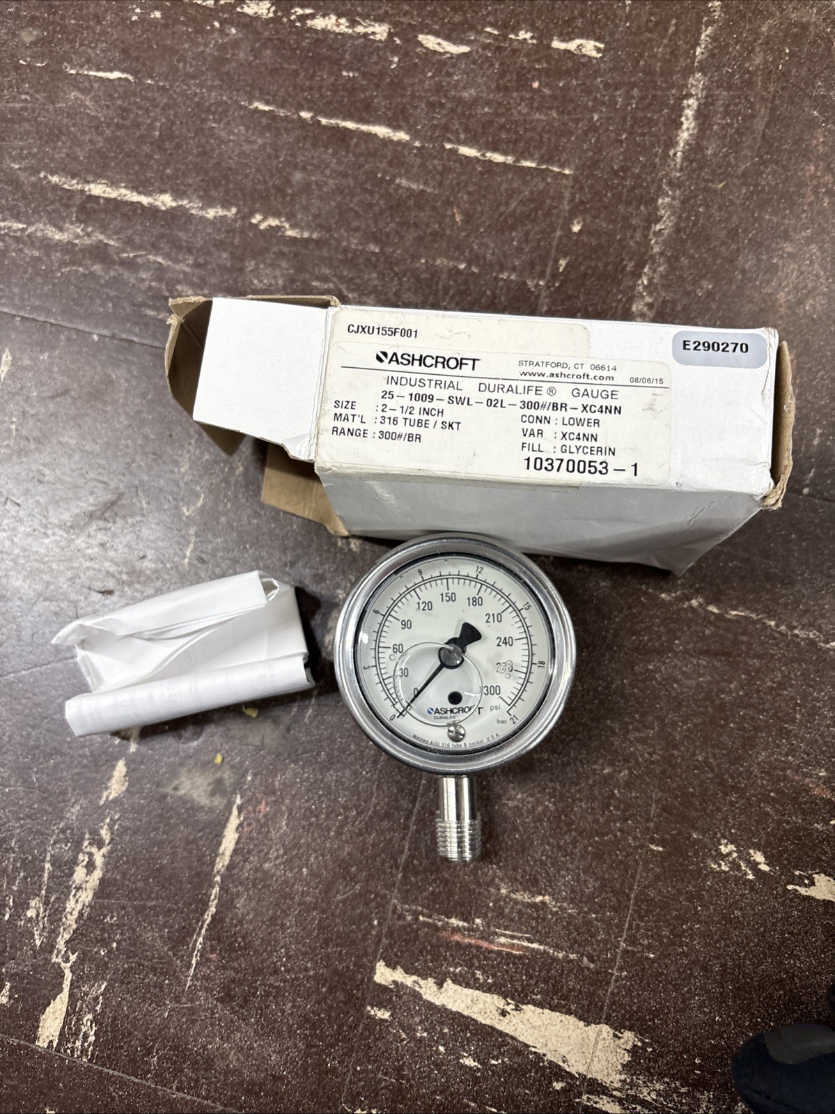 Ashcroft E290270 Pressure Gauge