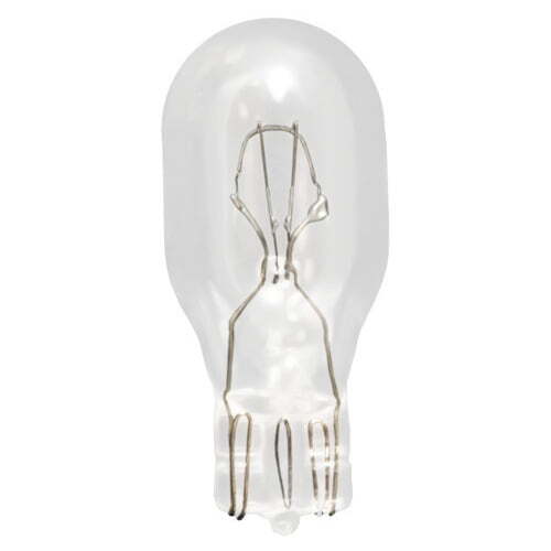 T5BULB12V12W-12P 12V 12W Low Voltage T5 Wedge Base Replacement Bulb (12 Pack)