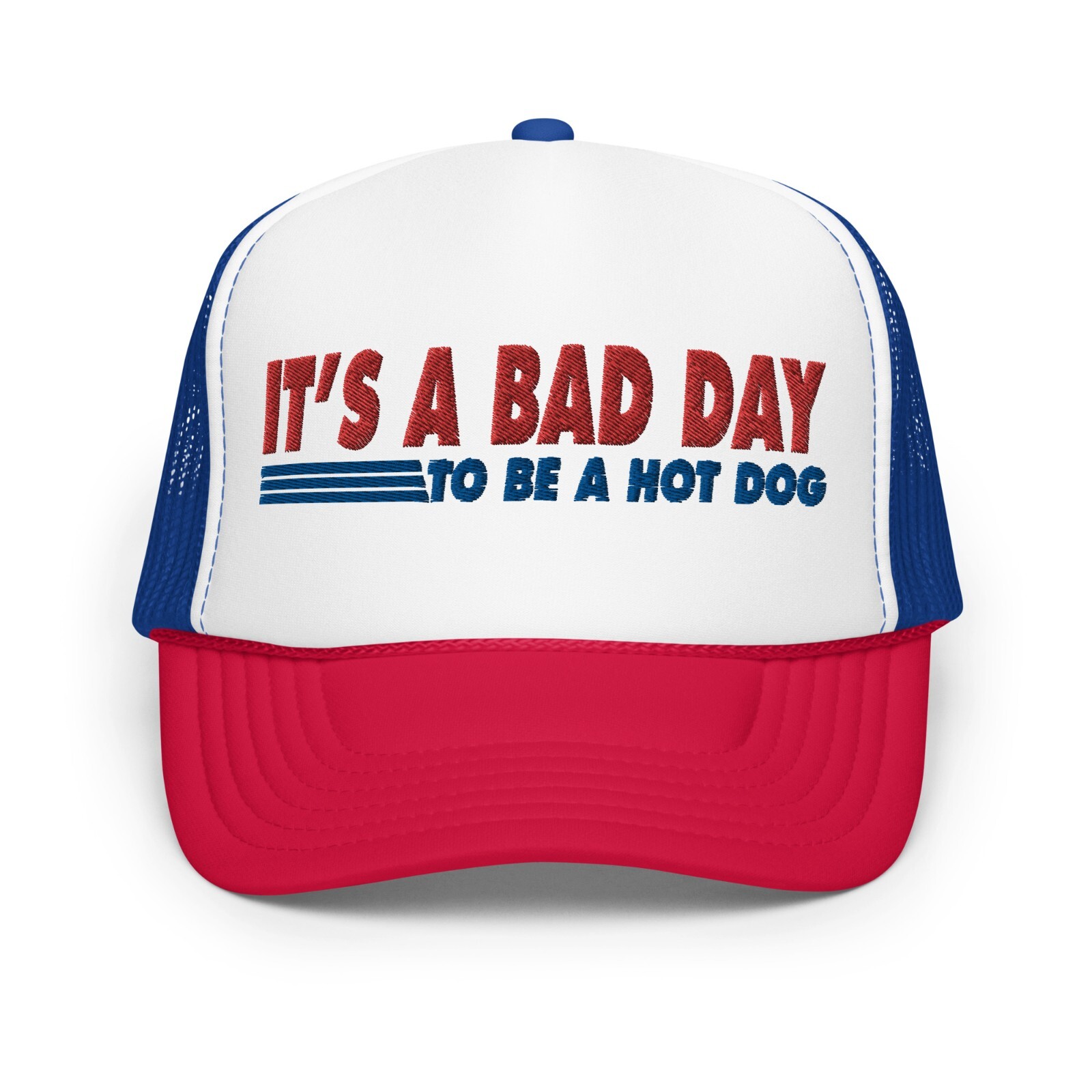 It's a Bad Day to be a Costco Hot Dog | Foam Trucker Hat | Catnip Clipart