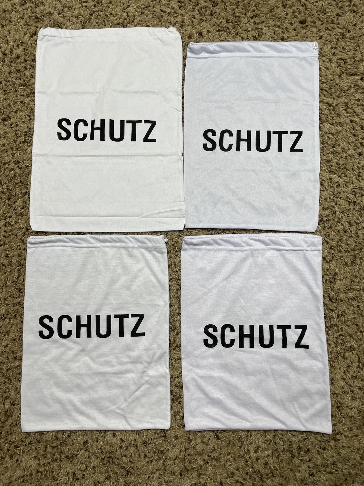 Schutz Dust Bag Set Of 4 Pieces