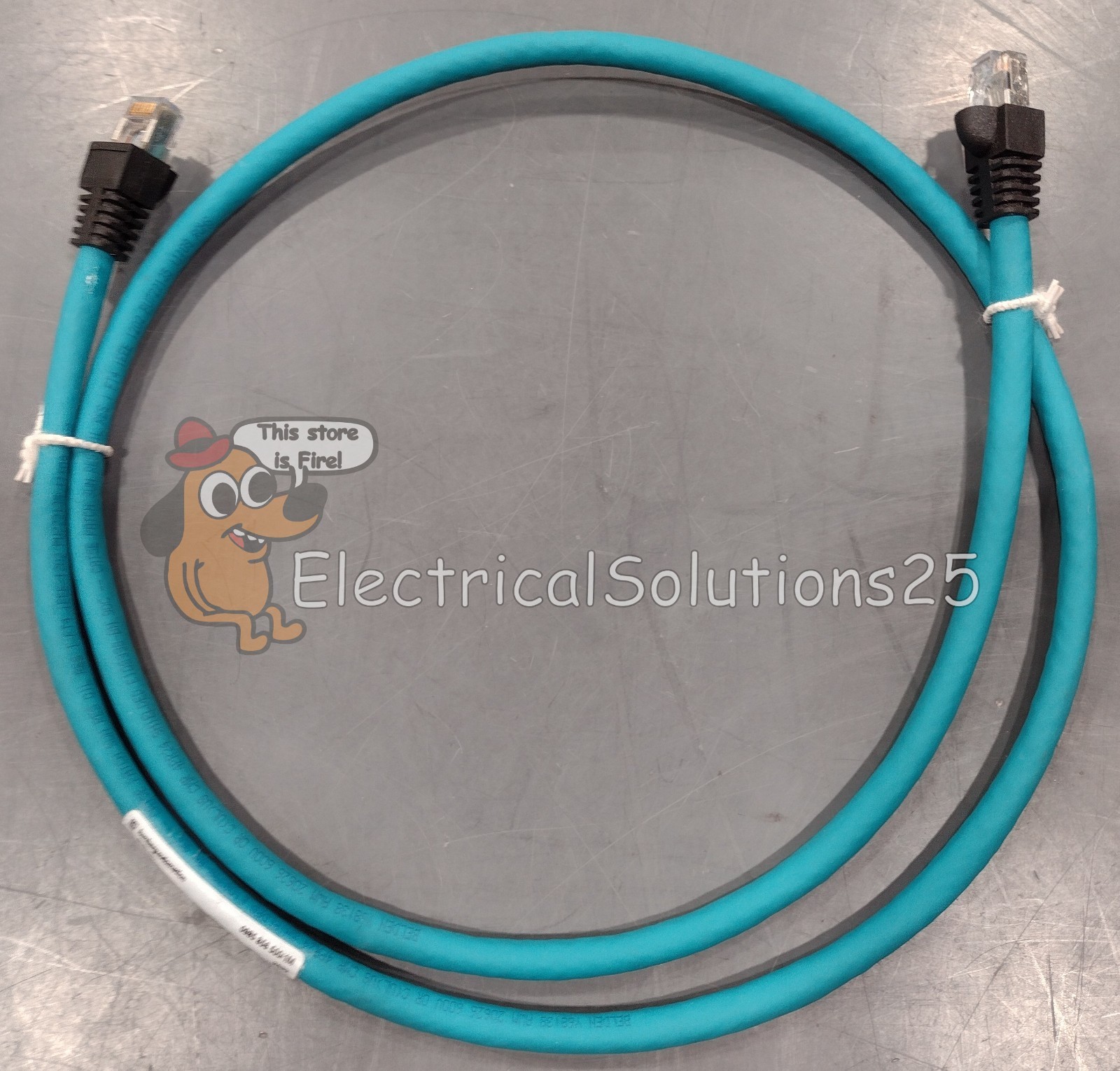New Lumberg 0985 856 500/1M Cat5e RJ45 Teal 1m Cable - Free Shipping