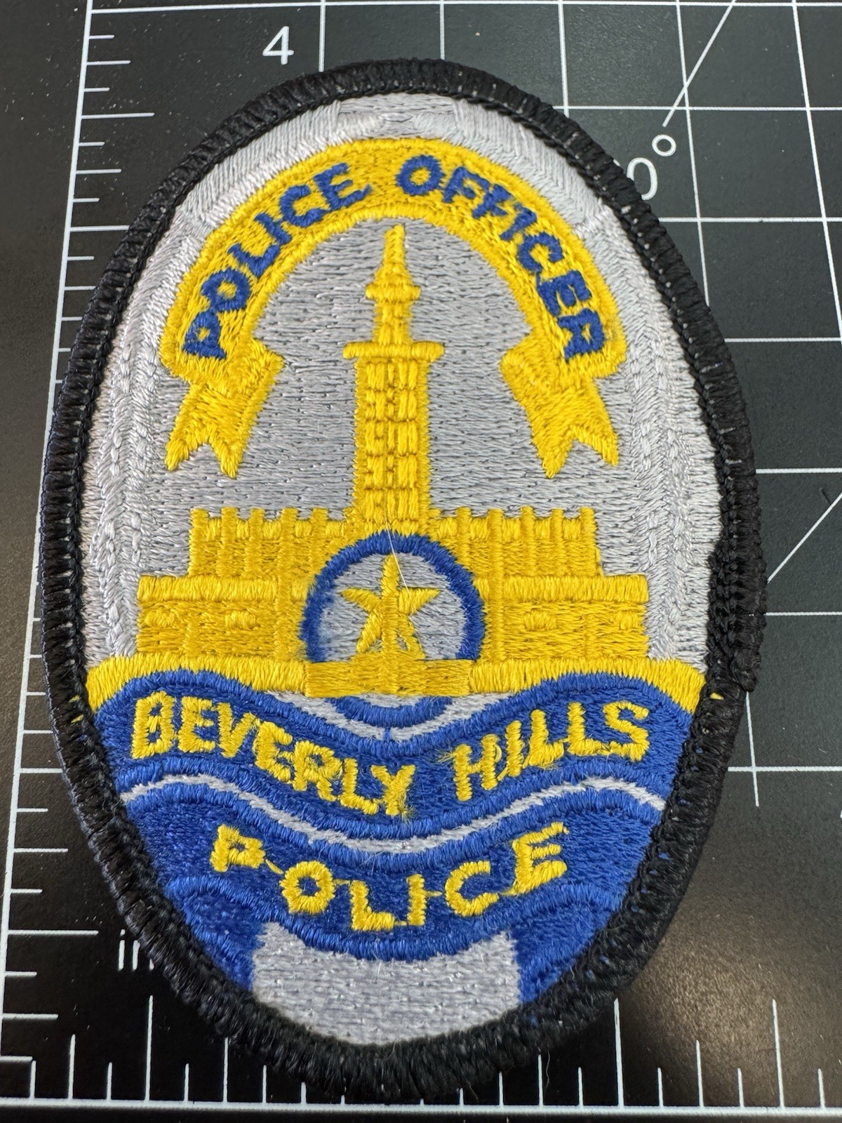 Historic! Beverly Hills California Vintage Obsolete Patch