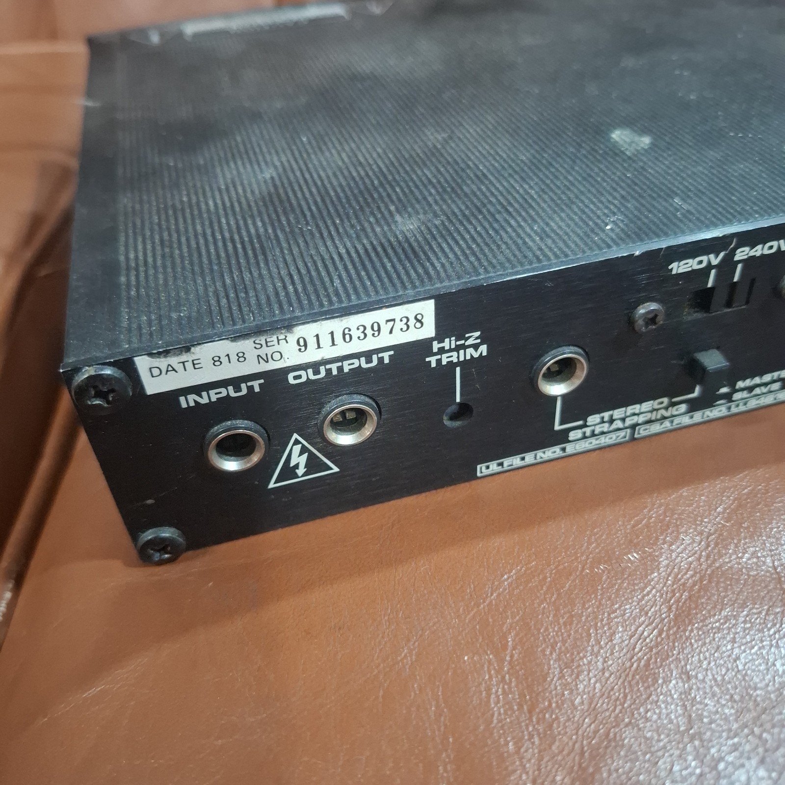 dbx 163X Over Easy Compressor/Limiter Rack Mount Analog 1U Stereo Slave