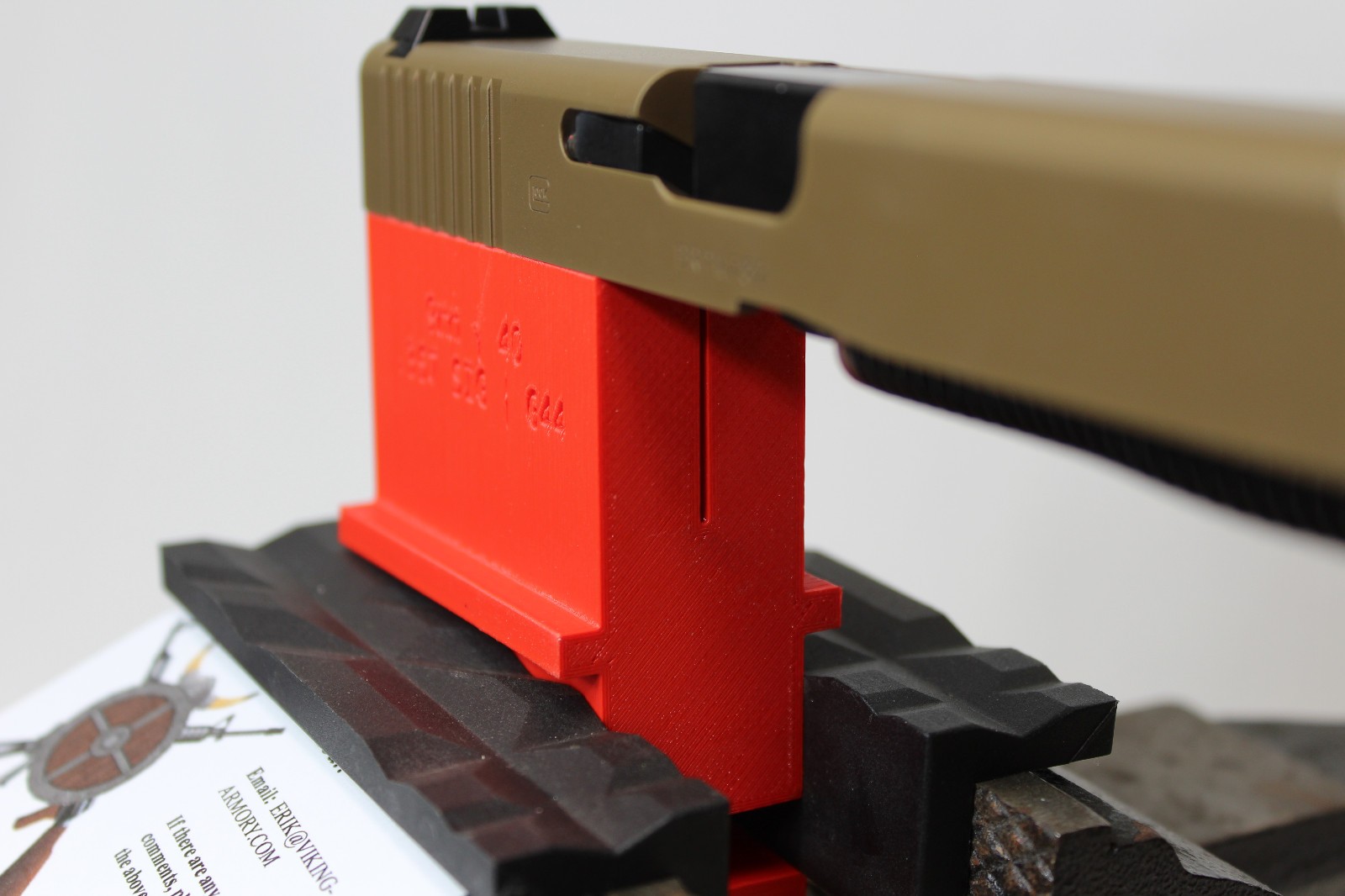 Glock 19 | 17 | 22 and more! Slide Vise Block - 3D Printed (Read Description)